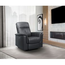 9620 Leather Power Rocker Recliner